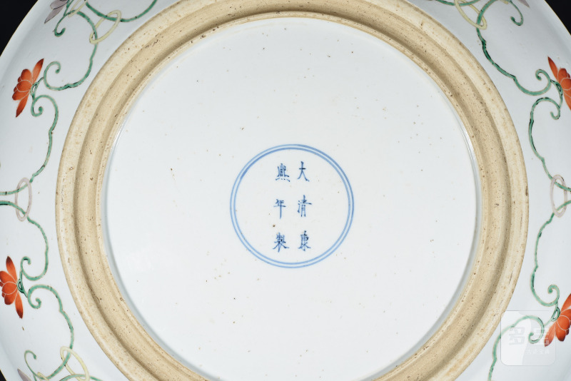 清 五彩云龙纹大盘 - 图5
